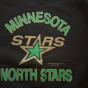 Vintage Mens Bike 1991 Minnesota North Stars Black Sweatshirt Size Large